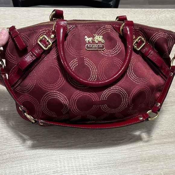 Coach Madison Op Art Sophia satchel - Picture 1 of 7